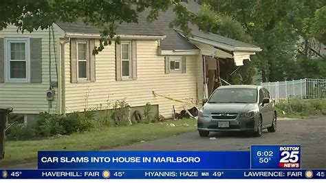 Driver slams into home in Marlboro